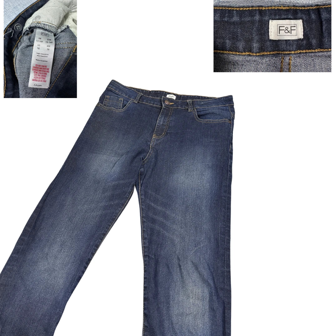 F&F® Blue Casual Denim Jeans