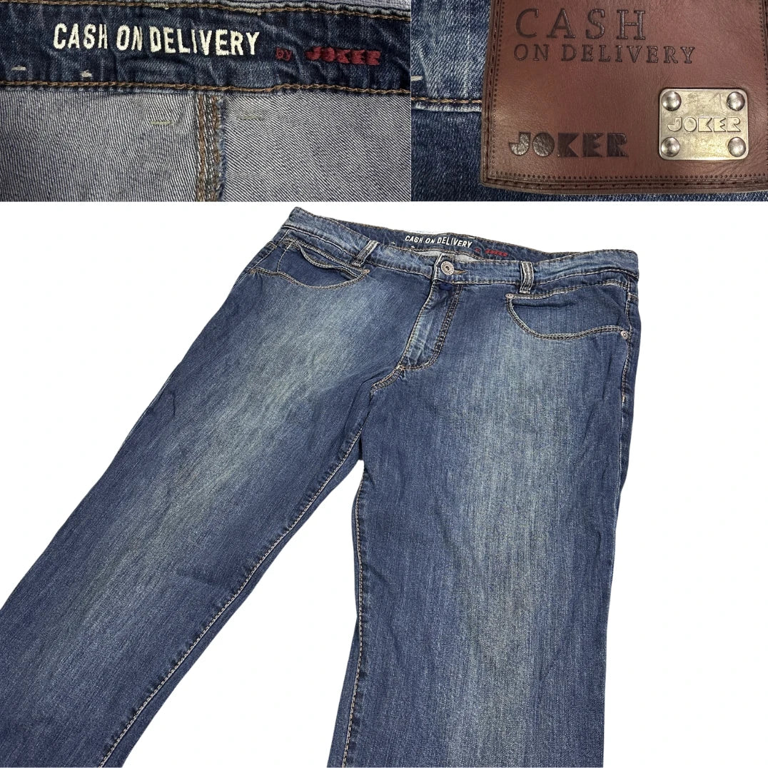 Joker® Blue Washed Straight Fit Jeans