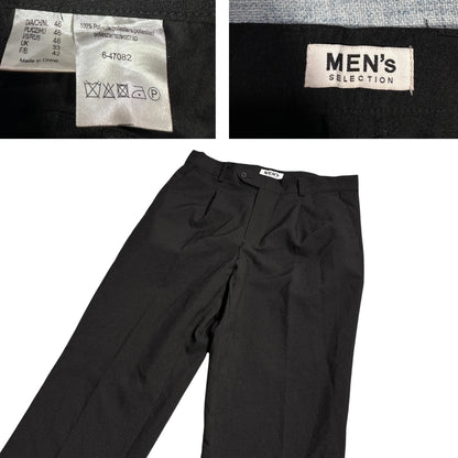 Men's Selection® Black Formal Dress Trousers