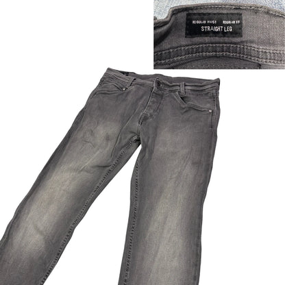 PePe Jeans® Straight Leg Grey Washed Denim Jeans
