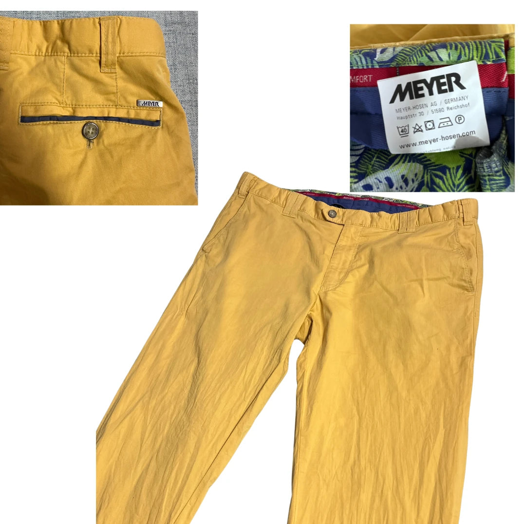 Meyer® Mustard Casual Chino Pants