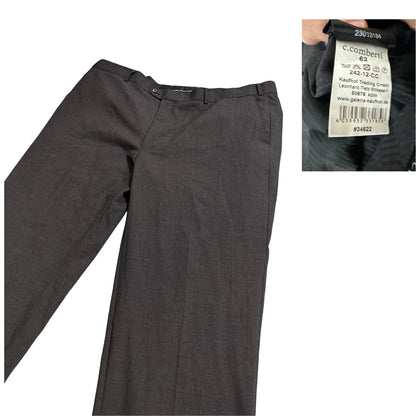 C.Comberti® Charcoal Formal Trousers