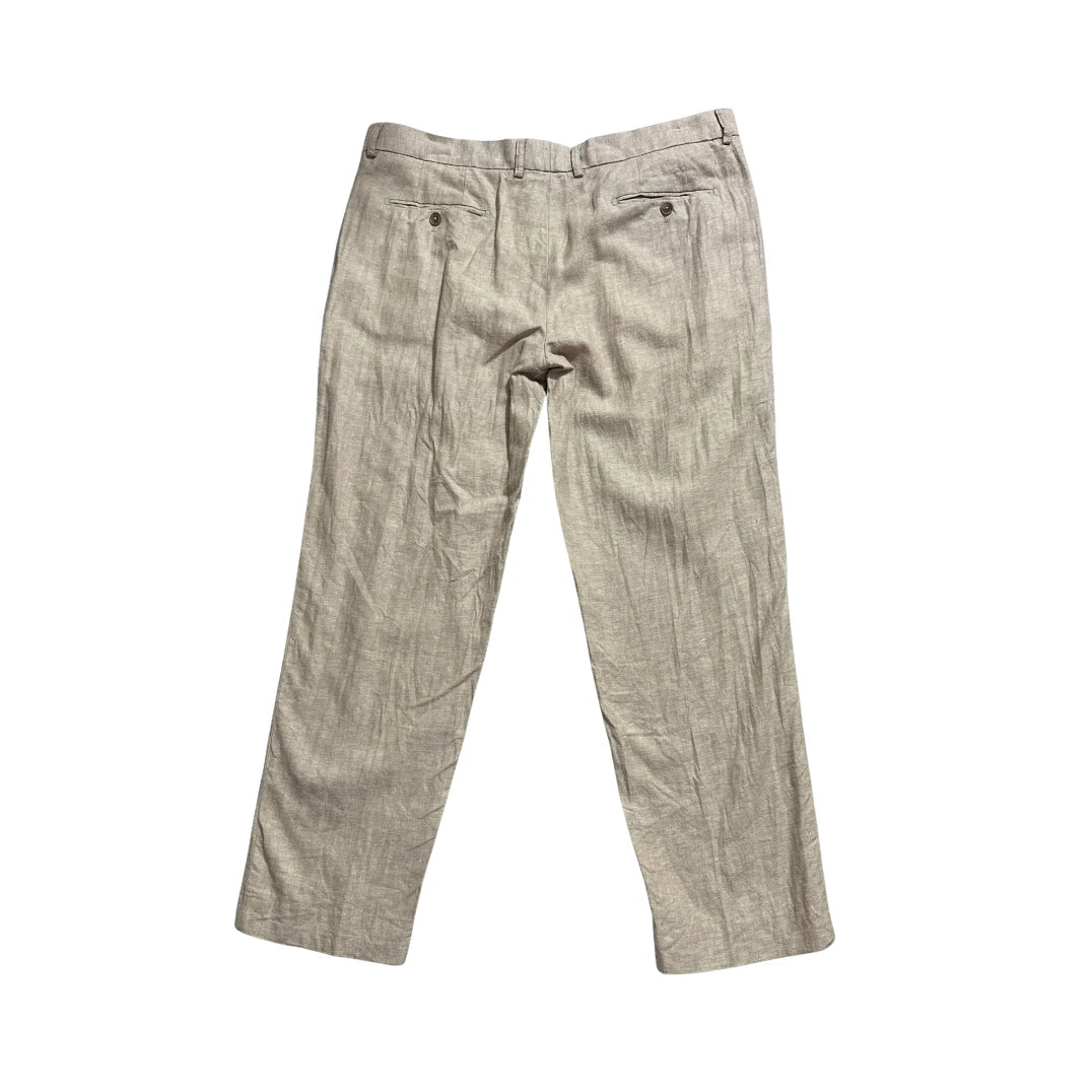 TU® Beige Tailored Fit Formal Trousers