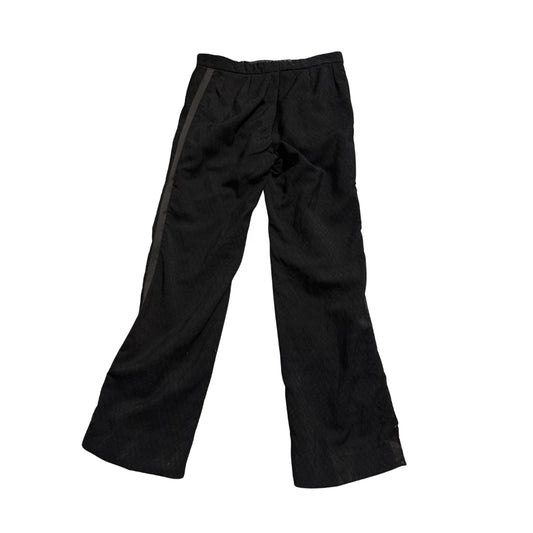 Black Wide Leg Casual Trousers