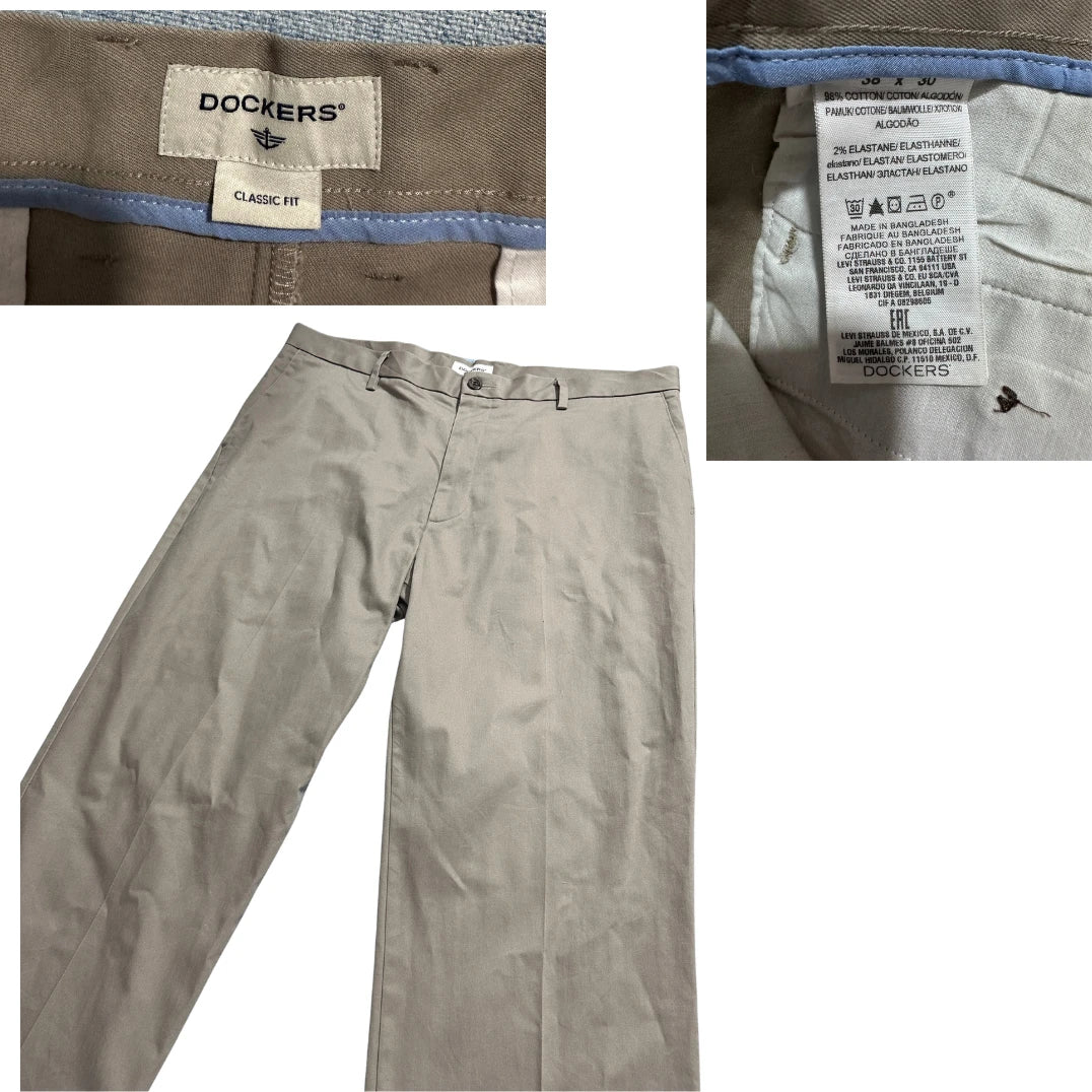 Dockers® Khaki Classic Fit Chino Trousers