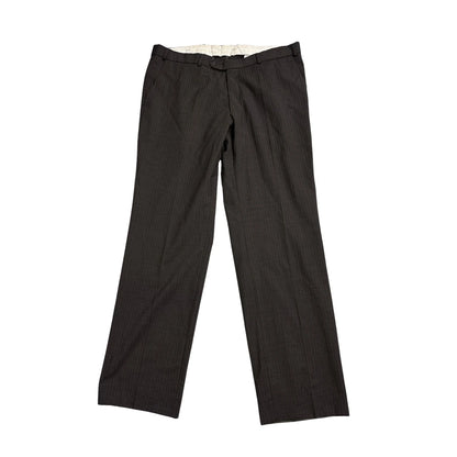 Eurex® Charcoal Pinstripe Formal Dress Trousers
