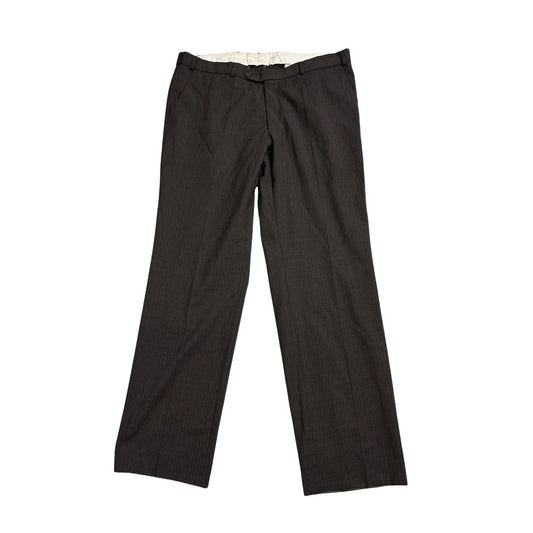Eurex® Charcoal Pinstripe Formal Dress Trousers