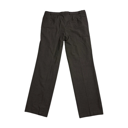Eurex® Charcoal Pinstripe Formal Dress Trousers