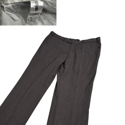 Eurex® Charcoal Pinstripe Formal Dress Trousers