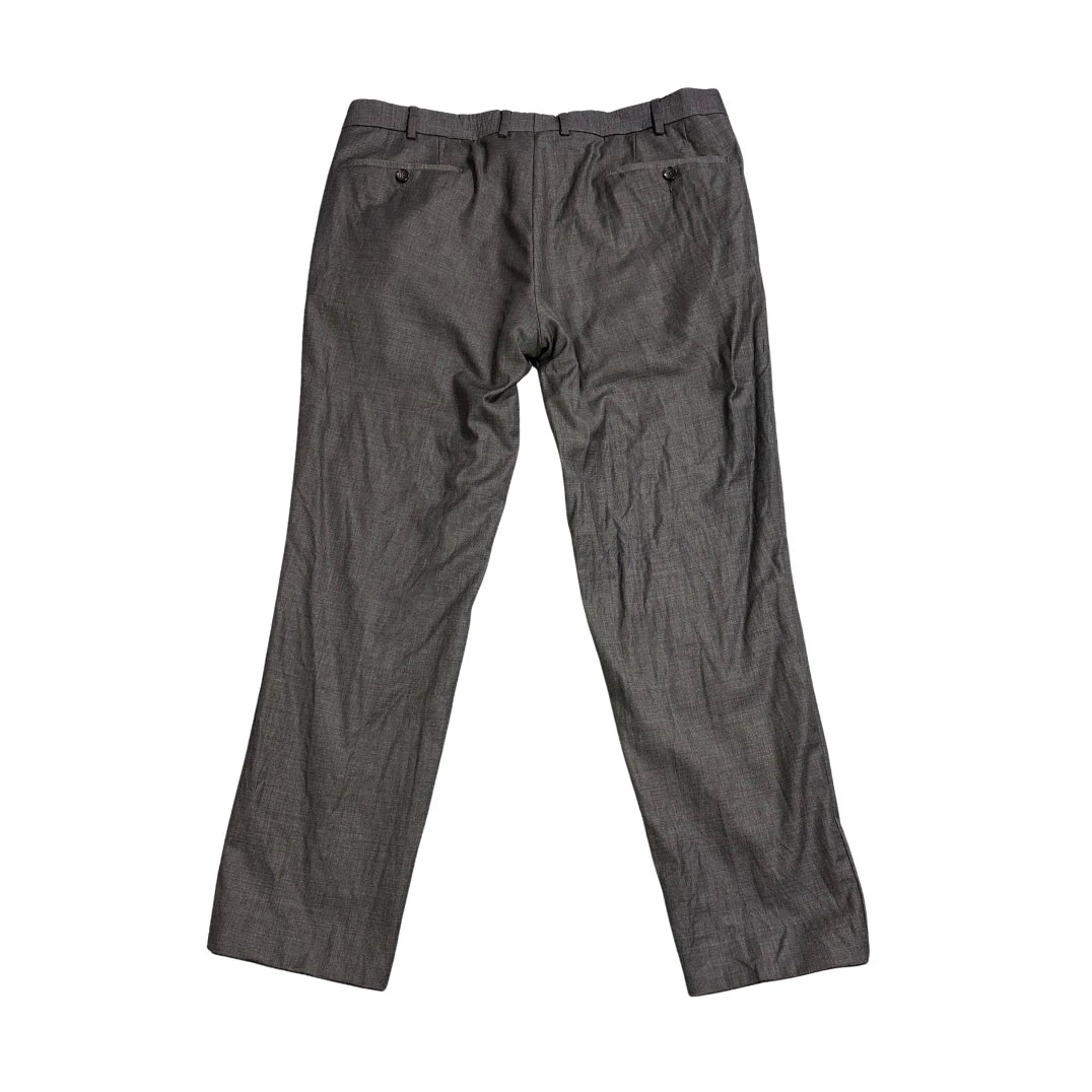 Super 140's® Grey Formal Dress Trousers