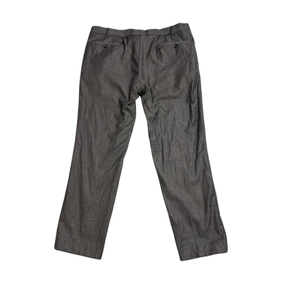 Super 140's® Grey Formal Dress Trousers
