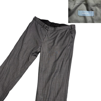 Super 140's® Grey Formal Dress Trousers