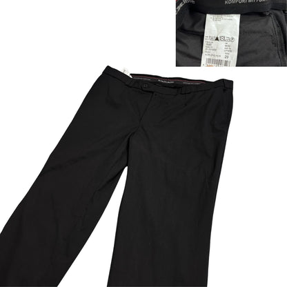 Flexible® Black Stretch Formal Trousers