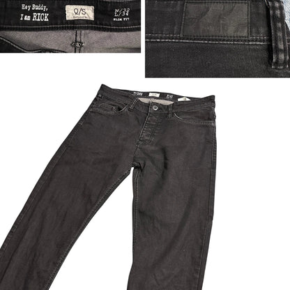 QS by s.Oliver® Black Slim Fit Jeans
