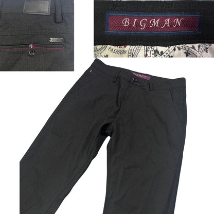 Bigman® Black Casual Trousers