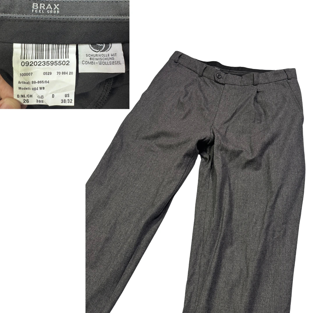 Brax® Grey Formal Trousers