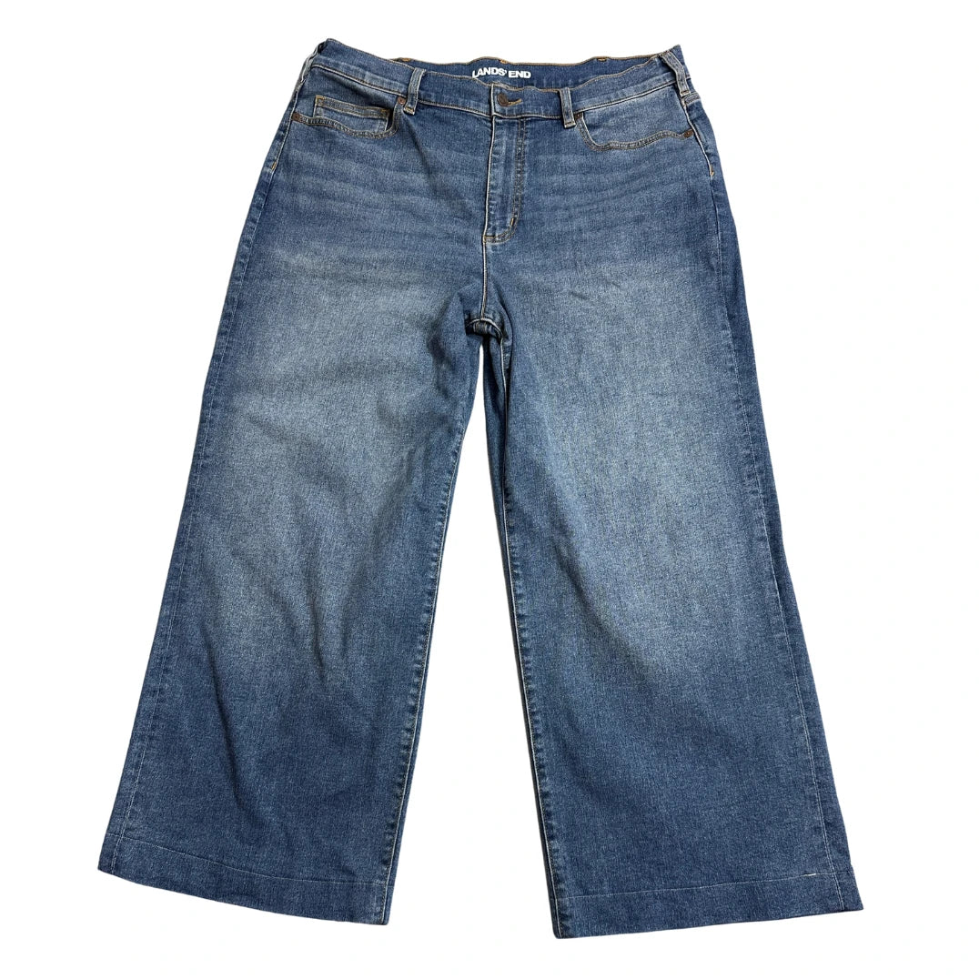 Lands End® Wide Leg Jeans