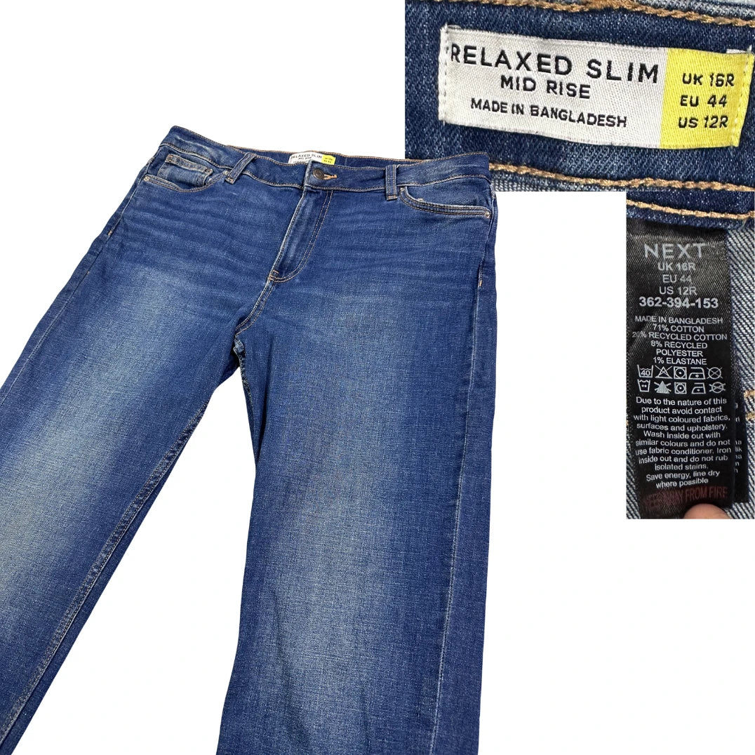 Next® Relaxed Slim Jeans