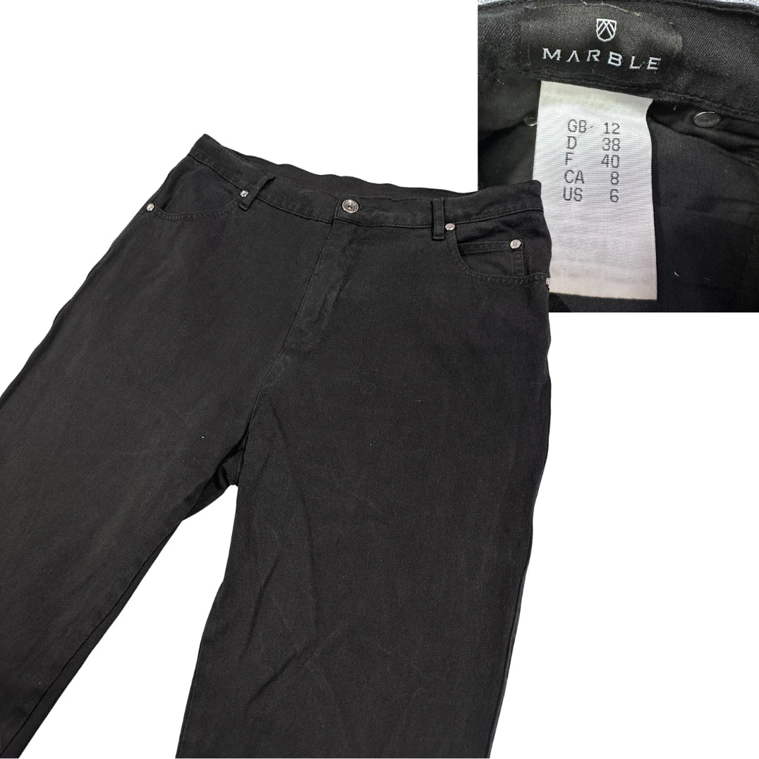 MARBLE® Black Jeans