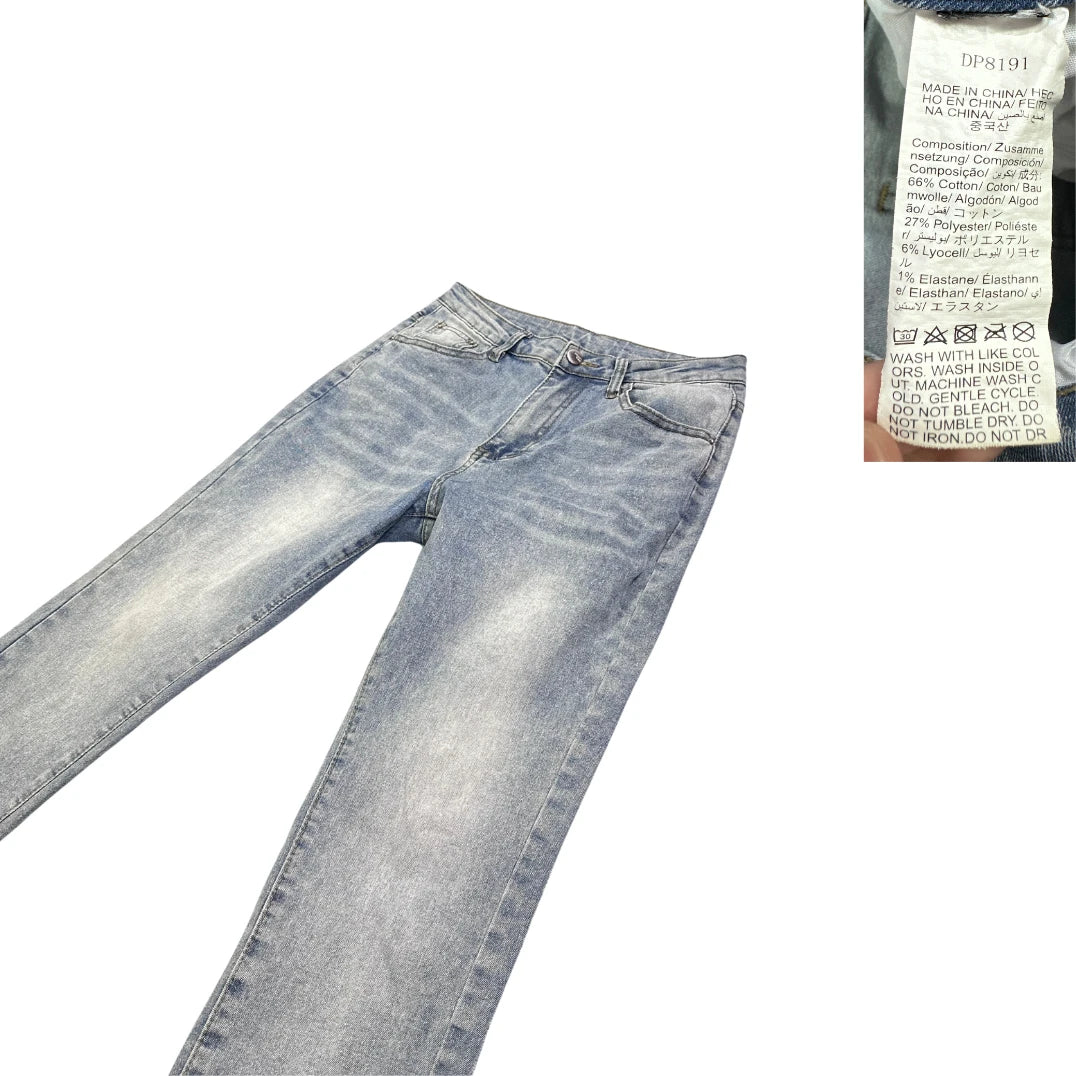 Light Wash Denim Jeans