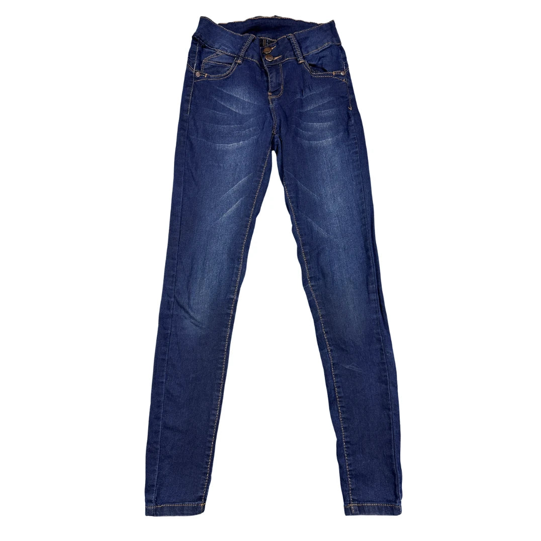 Unbranded Dark Blue Jeans Double Button