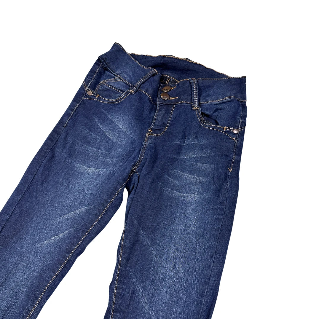 Unbranded Dark Blue Jeans Double Button