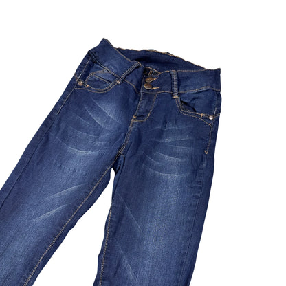 Unbranded Dark Blue Jeans Double Button