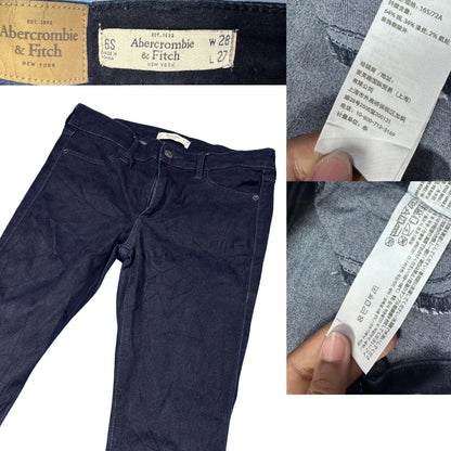 Abercrombie And Fitch® Dark Blue Jeans