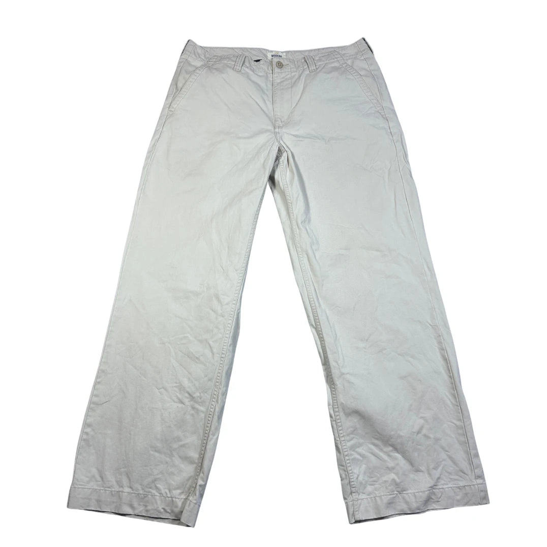 Gap White Men's Modern Hipster Men Pants