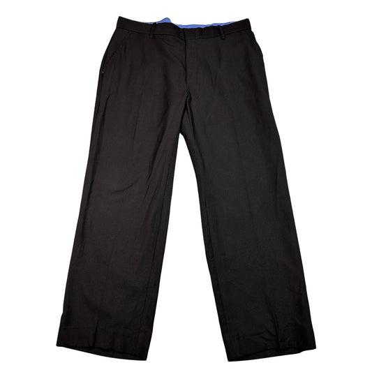 Izod Black Men's Trousers Wide Men Pants