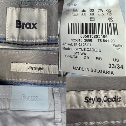 Brax Gray Men's Trousers Ultralight Men Pants