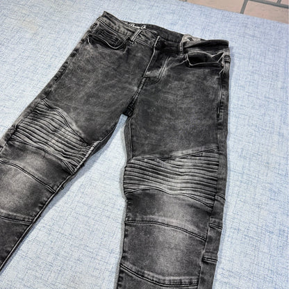 Union Wares Black Men's Jeans Skinny Men Pants