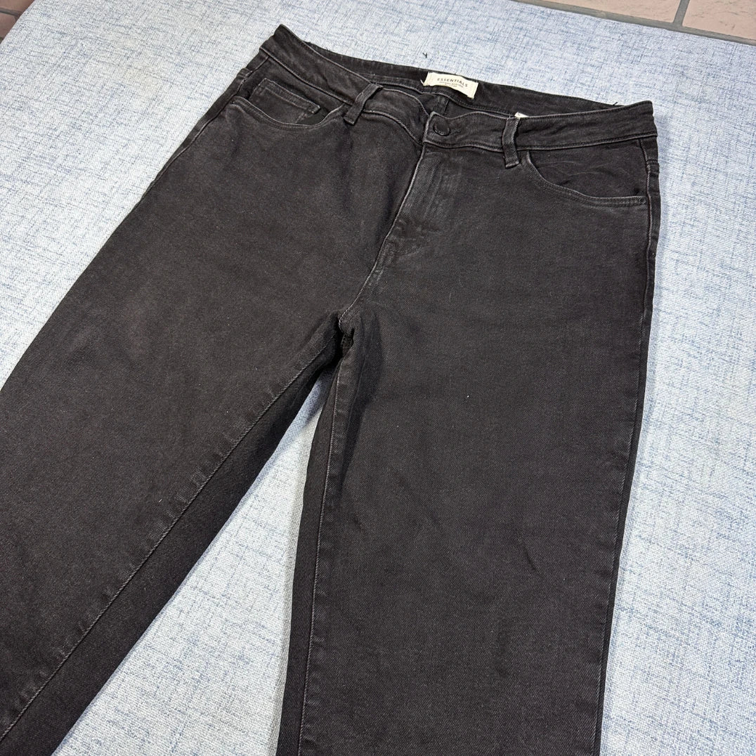 Essentials® Black Jeans Stretch Fit