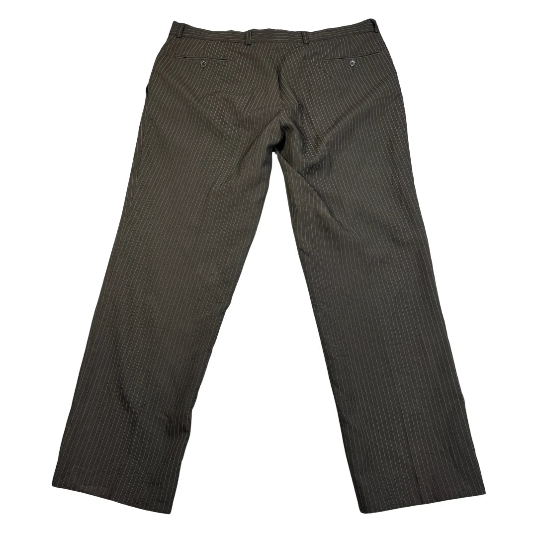 Unbranded Black Trousers Pinstripe Formal
