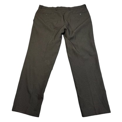 Unbranded Black Trousers Pinstripe Formal