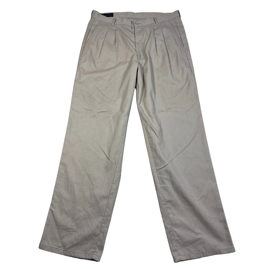 Retro® Khaki Chino Pants Pleated