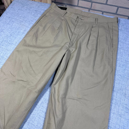 Retro® Khaki Chino Pants Pleated