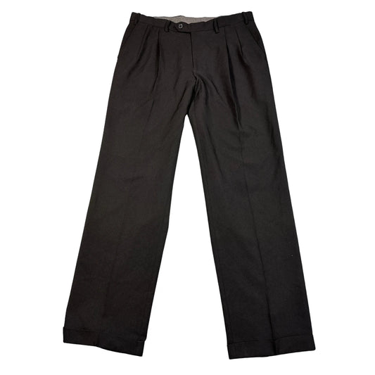 M&S® Black Trousers Regular Fit