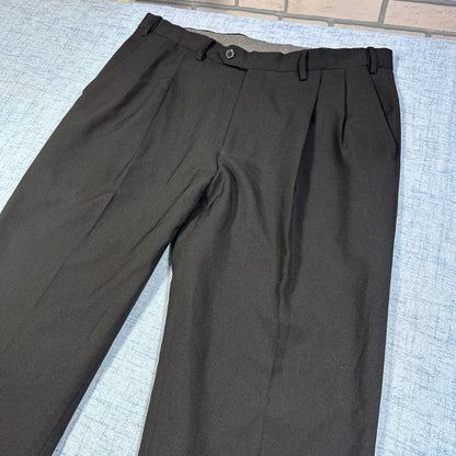 M&S® Black Trousers Regular Fit
