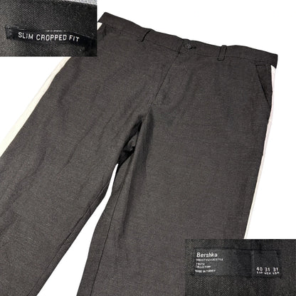 Bershka® Black Cropped Pants