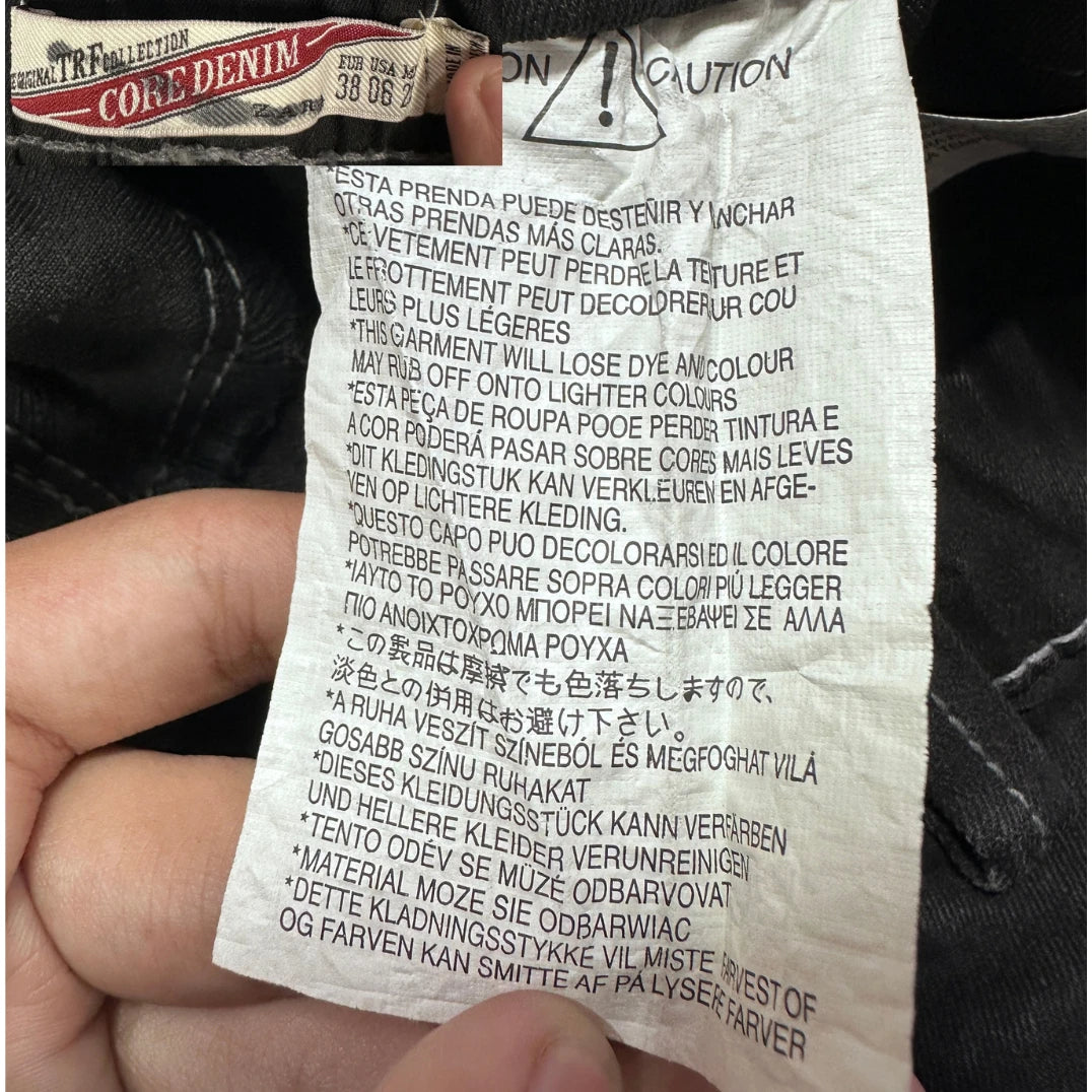Zara® Black Denim Jeans Slim