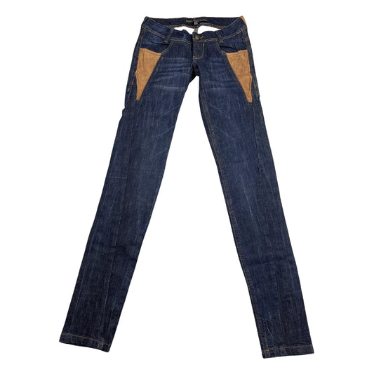 Bershka® Blue Jeans Contrast Panels