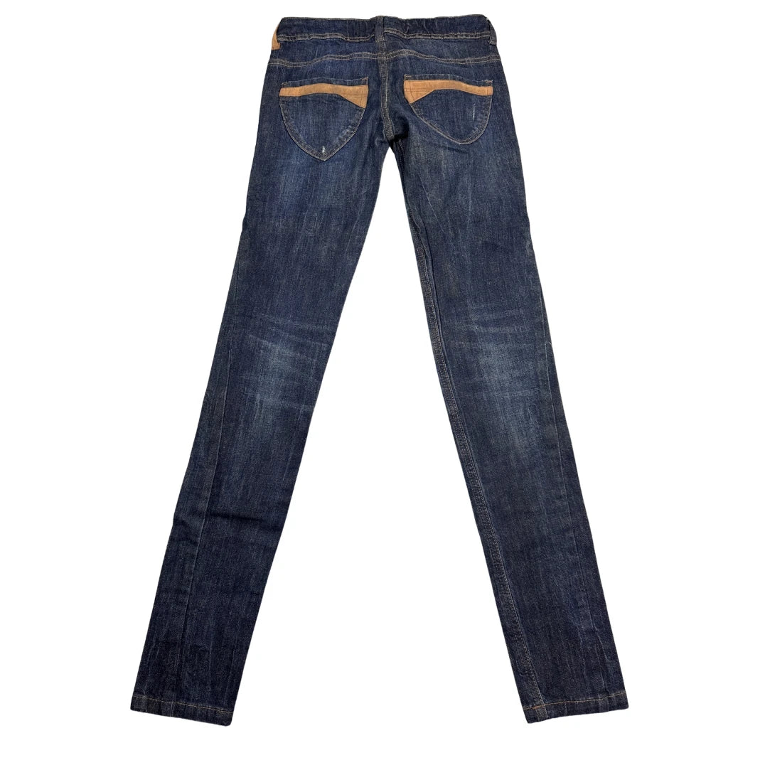 Bershka® Blue Jeans Contrast Panels