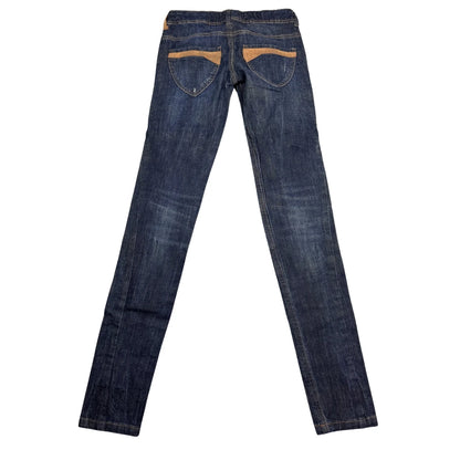 Bershka® Blue Jeans Contrast Panels