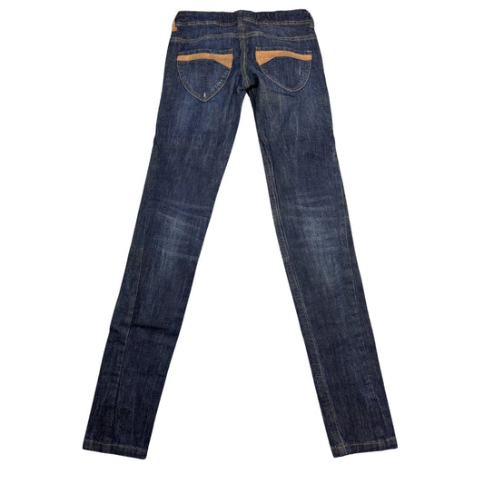 Bershka® Blue Jeans Contrast Panels