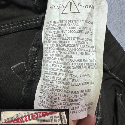 Zara® Black Denim Jeans Straight