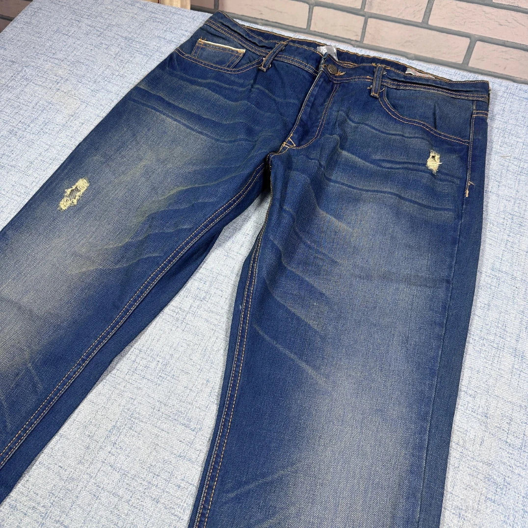Steve PR® Blue Jeans Distressed