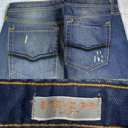 Steve PR® Blue Jeans Distressed