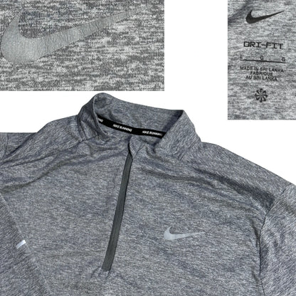 🏃 Nike® Running Heather Quarter Zip Performance Top(L)