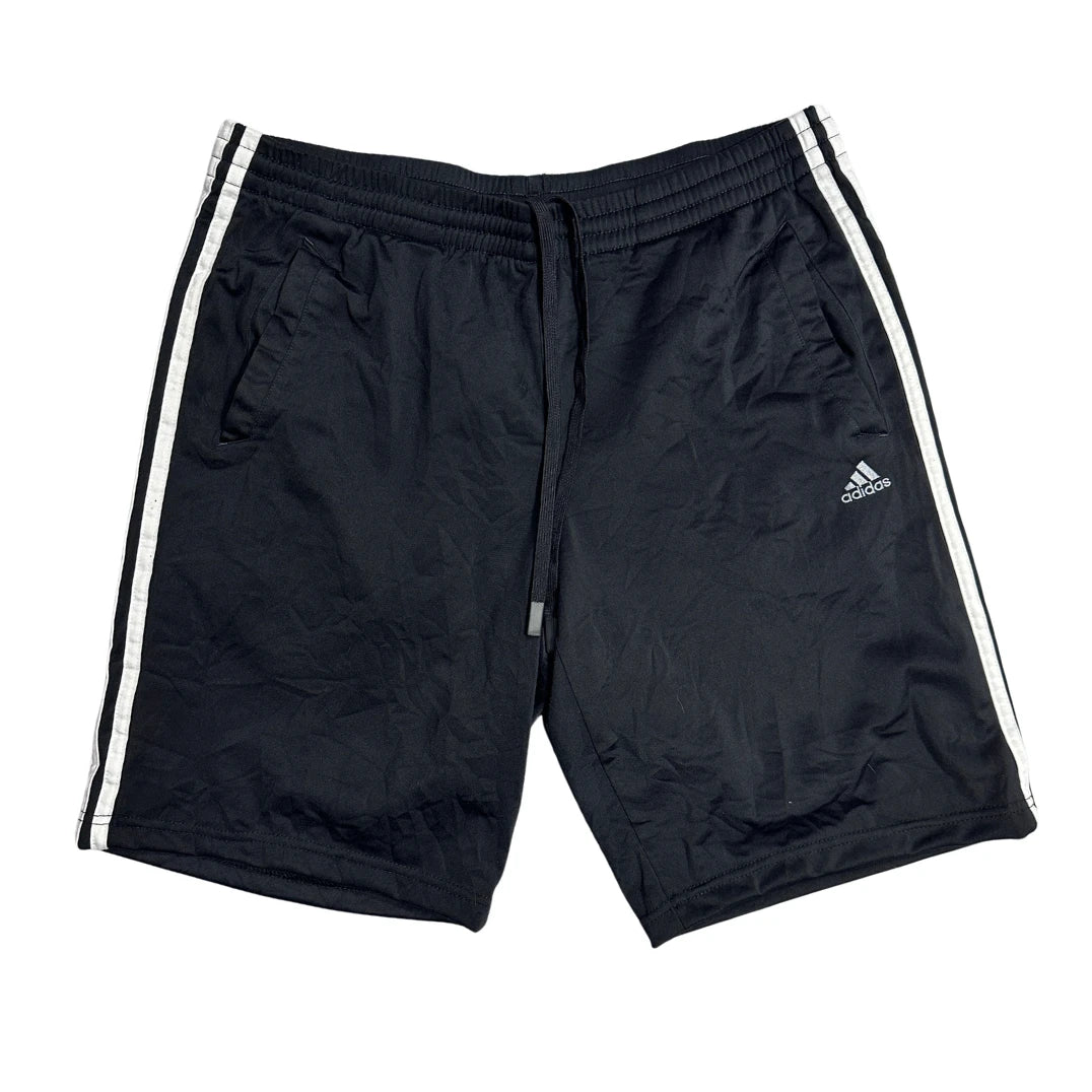 Adidas Black Three-Stripe Athletic Training Shorts 🏃‍♂️